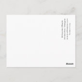 リリー葉書の反転 ポストカード (裏面)