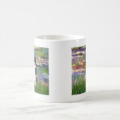 リリー2 – 黒猫と白猫 コーヒーマグカップ (中央)