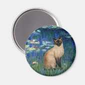 リリー5 – シールポイントSiamese cat マグネット (正面/裏面)