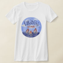 リリー・イン・ザ・シティ・レディースフィットTシャツ