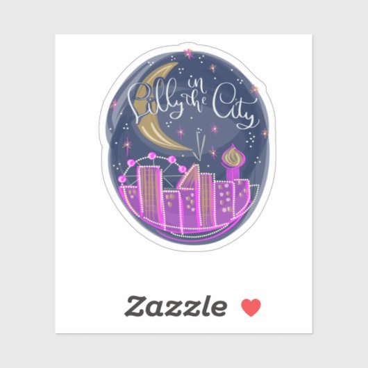 リリー・イン・ザ・シティ – ロゴトート シール (シート)