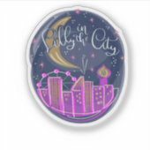 リリー・イン・ザ・シティ – ロゴトート シール (正面)