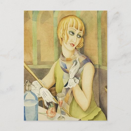 リリー・エルベ著Gerda Wegener [1886年～1940年] ポストカード (正面)