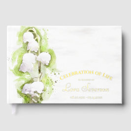 リリー・オブ・ザ・バレーお祝い・オブ・ライフ・メモリアル ゲストブック