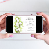 リリー・オブ・ザ・バレーお祝い・オブ・ライフ・メモリアル 招待状