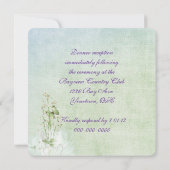 リリー・オブ・ザ・バレーの誓いの更新 招待状 (裏面)