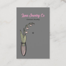 リリー・オブ・ザ・バレージュエリーピン・ビジネス・カード 名刺