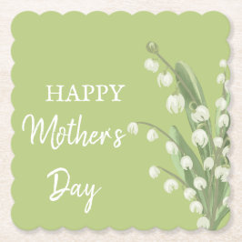 リリー・オブ・ザ・バレーフローラハッピーマザーズ・デイ ペーパーコースター