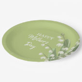 リリー・オブ・ザ・バレーフローラハッピーマザーズ・デイ ペーパープレート (アングル)