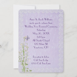 リリー・オブ・ザ・バレー結婚とレース 招待状