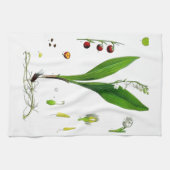 リリー・オブ・ザ・バレー キッチンタオル (横)