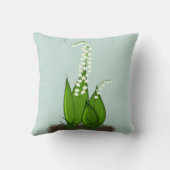 リリー・オブ・ザ・バレー クッション (裏面)