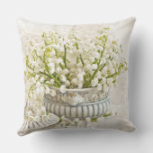 リリー・オブ・ザ・バレー  クッション (裏面)