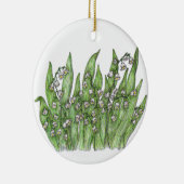 リリー・オブ・ザ・バレー セラミックオーナメント (右)