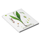 リリー・オブ・ザ・バレー ノートパッド (アングル)