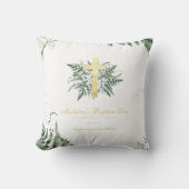 リリー・オブ・ザ・バレー | バプテスマ《キリスト教》洗礼式や命名式記念 クッション (正面)