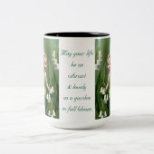 リリー・オブ・ザ・バレー・フラワーフェアリー ツートーンマグカップ (中央)