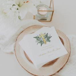 リリー・オブ・ザ・バレー |フローラバプテスマ《キリスト教》洗礼式や命名式 スタンダードカクテルナプキン