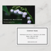 リリー・オブ・ザ・バレー・フローラ 名刺 (正面/裏面)