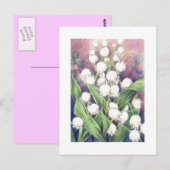 リリー・オブ・ザ・バレー ポストカード (正面/裏面)