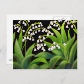 リリー・オブ・ザ・バレー ポストカード (正面/裏面)