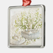 リリー・オブ・ザ・バレー メタルオーナメント (左)