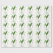 リリー・オブ・ザ・バレー ラッピングペーパー (フラット)