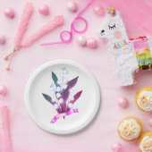 リリー・オブ・ザ・バレー、レトロ ペーパープレート (パーティー)