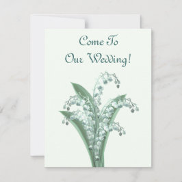 リリー·オブ·ザ·バレー·招待状 招待状