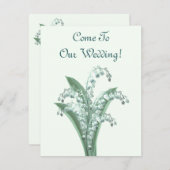 リリー·オブ·ザ·バレー·招待状 招待状 (正面/裏面)