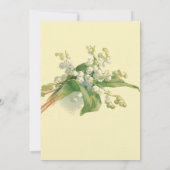 リリー·オブ·ザ·バレー·結婚式招待状 招待状 (裏面)