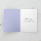 リリー・オブ・ザ・バ感謝していレー・フォー・フレンド カード (内部)