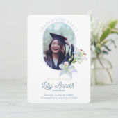 リリー・オブ・ザ・ヴァレー 卒業カード 招待状 (スタンド正面)