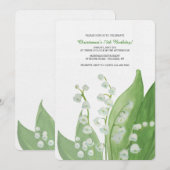 リリー・オブ・ザ・ヴァレー 招待状 (正面/裏面)