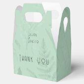 リリー・オブ・バレー || ソフトグリーン空白のインカスタムド フェイバーボックス (オープン)