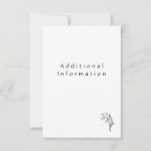 リリー・オブ・バレー || Sage Green日付の保存 (裏面)