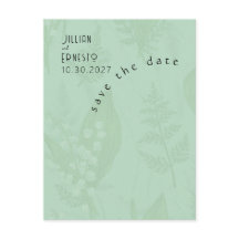 リリー・オブ・バレー || Sage Green日付の保存