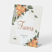 リリー＆オレンジ フラワシャワー フェイバーズ サイン (正面)