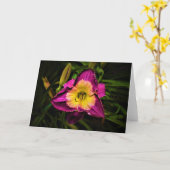 リリー、カード カード (黄色い花)