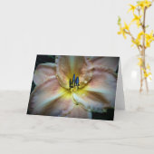 リリー、カード カード (黄色い花)