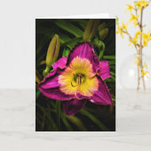 リリー、カード カード (黄色い花)