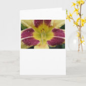 リリー、カード カード (黄色い花)