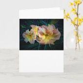 リリー、カード カード (黄色い花)