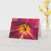 リリー、カード カード (黄色い花)