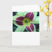 リリー、カード カード (黄色い花)