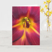 リリー、カード カード (黄色い花)