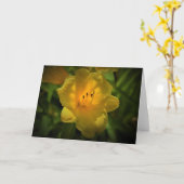 リリー、カード カード (黄色い花)