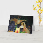 リリー、カード カード (黄色い花)