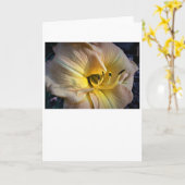 リリー、カード カード (黄色い花)