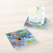 リリー ガラスコースター (アングル)